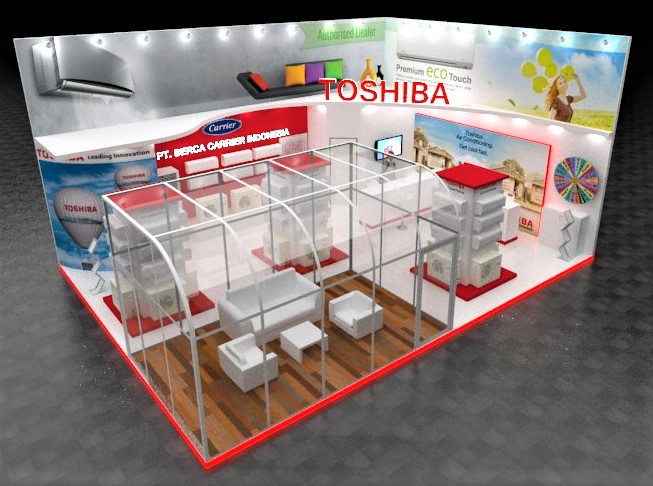 PT. Trifas Sinergi Indonesia | Toshiba booth